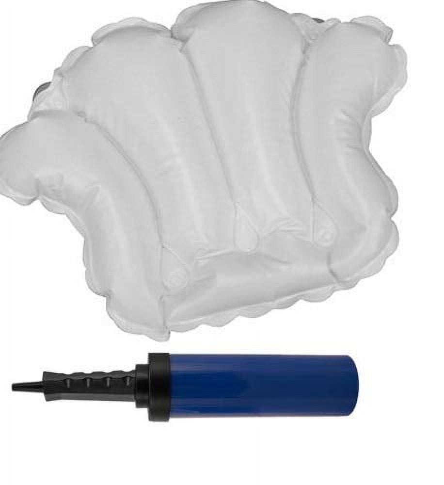 Comfort Axis soft and Durable Inflatable SPA Bath Pillow With Suction ...