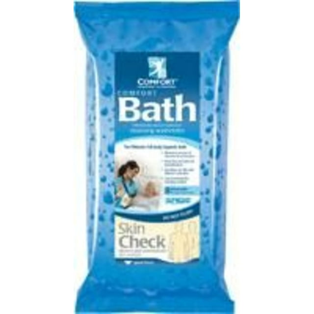 Comfort Bath Bath Wipe 8 X 8 Inch Soft Pack Aloe Scented Pack of 8
