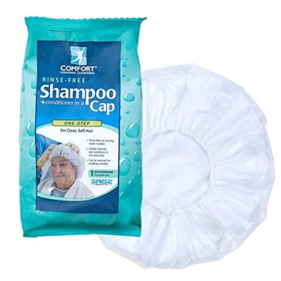 Comfort Bath Shampoo Cap: Head Cap, Clean Scent