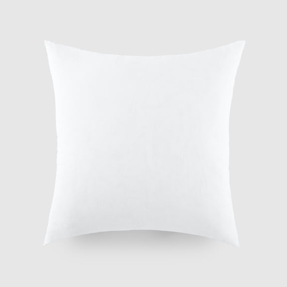 Comfort Canopy 100% Cotton Throw Decor Pillow Insert with Polyester Fill, 21" x 21"