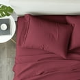 thumbnail image 1 of Comfort Canopy - 2 Pack Burgundy Ultra Soft Microfiber Pillowcase for King Bedding, 1 of 4