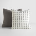thumbnail image 1 of 2-Pack Decor Throw Pillows Seed Stitch Knit with Cotton Patterns in Folk Leaves by Comfort Canopy, 1 of 11