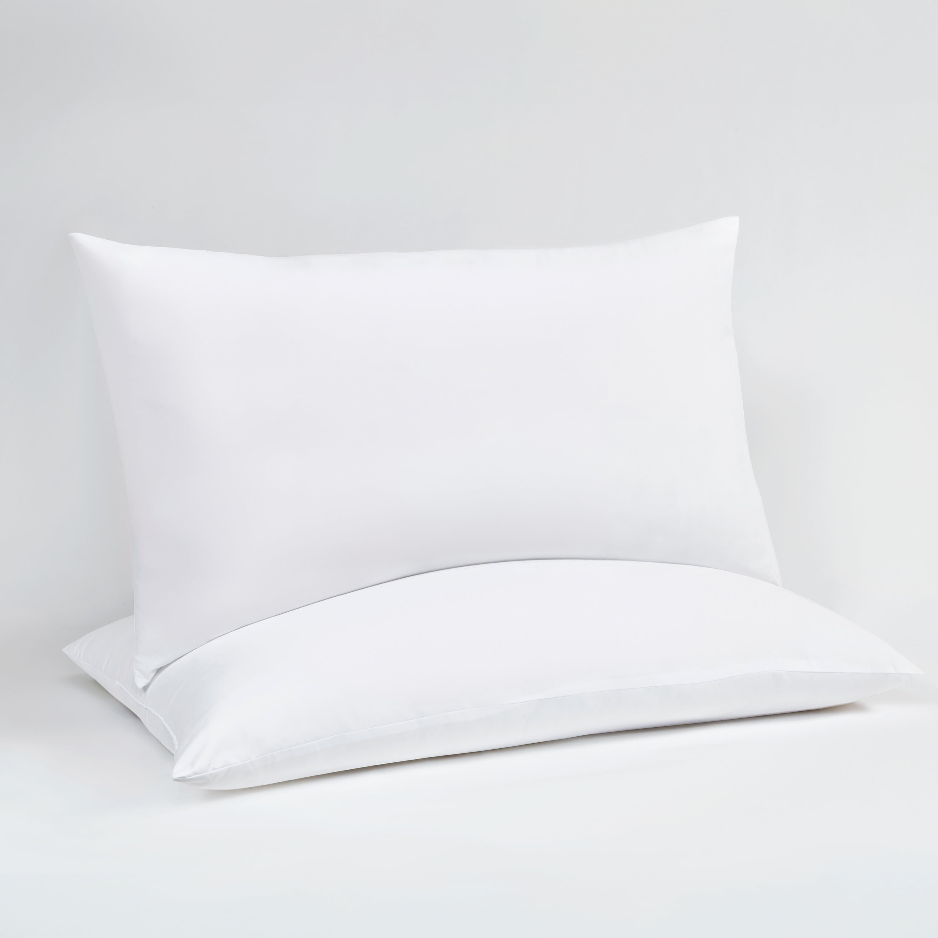Queen Size White Hypoallergenic Plush Bed Pillows Set