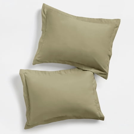 Comfort Canopy 2-Pack Pillow Shams Set - Ultra Soft & Breathable, Standard/Queen, Sage