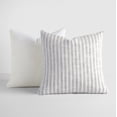 thumbnail image 1 of 2-Pack Decor Throw Pillows in Yarn-Dyed Bengal Stripe / Solid Patterns by Comfort Canopy, 1 of 8