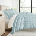 thumbnail image 1 of Duvet Cover Set - Ultra Soft & Breathable - Aqua Polka Dot and Striped for Queen Size Bedding by Comfort Canopy, 1 of 13