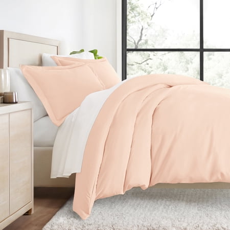 Ultra Soft & Breathable - Duvet Cover Set - Twin/TwinXL Blush Pink Bedding by Comfort Canopy