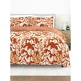 Comfort Canopy 3 Piece Clay Farmhouse Boho Flower Patterned Duvet