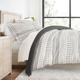 thumbnail image 1 of Duvet Covert Set - Ultra Soft - Gray Etched Gate for Queen Size Bedding by Comfort Canopy, 1 of 21