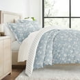 thumbnail image 1 of Duvet Cover Set - Ultra Soft & Breathable - Light Blue Farmhouse Country Home for Twin Size Size Bedding by Comfort Canopy, 1 of 21
