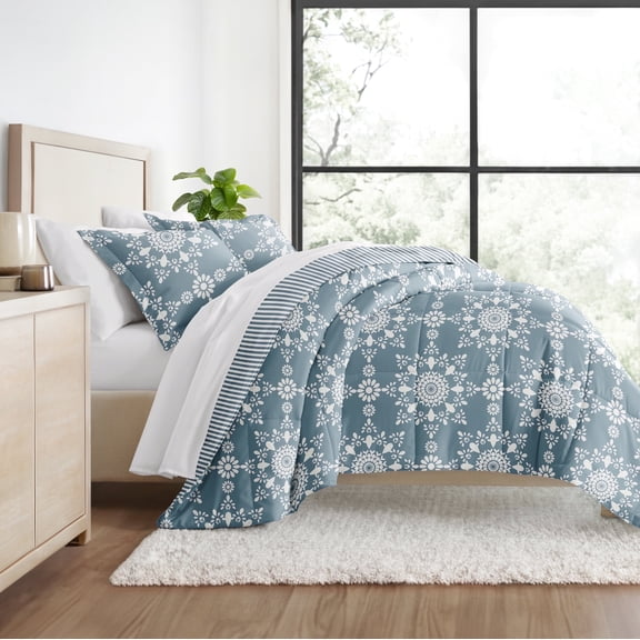 All Season Ultra Soft Comforter Set Down-Alternative Bedding in Daisy Floral for Twin/TwinXL by Comfort Canopy