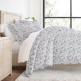 thumbnail image 1 of Duvet Cover Set - Ultra Soft & Breathable - Navy Classic Essentials for King Size Bedding by Comfort Canopy, 1 of 15