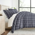 thumbnail image 1 of Duvet Cover Set - Ultra Soft & Breathable - Navy Polka Dot and Striped for Twin Size Bedding by Comfort Canopy, 1 of 13