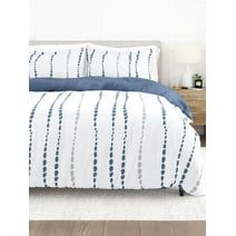 Comfort Canopy - 3 Piece Navy Urban Vibe Duvet Cover Set with Shams for Twin Beds
