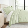thumbnail image 1 of Duvet Cover Set - Ultra Soft & Breathable - Sage Chevron for Twin Size Bedding by Comfort Canopy, 1 of 15