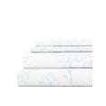 thumbnail image 1 of Ultra Soft & Breathable Wrinkle Free Bed Sheets Set - Aqua Farmhouse Vine Printed for Full Size Bedding by Comfort Canopy, 1 of 10