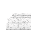 thumbnail image 1 of Ultra Soft & Breathable Wrinkle Free Bed Sheets Set - Gray Floral Vines Pattern for Full Size Bedding by Comfort Canopy, 1 of 10