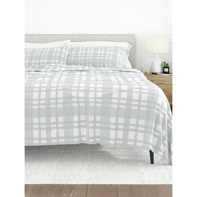 Comfort Canopy Deep Pocket 4 Piece Set, Cotton Flannel King Size Bed