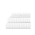 thumbnail image 1 of Comfort Canopy - 4 Piece Light Gray and White Beaded Arrow Bed Sheets for King Bedding, 1 of 11