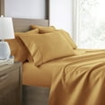 thumbnail image 1 of Breathable Cool Wrinkle Resistant Bed Sheets Set + 2 Bonus Pillowcases Gold for Queen Size Bedding by Comfort Canopy, 1 of 12