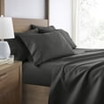 thumbnail image 1 of Breathable Cool Wrinkle Resistant Bed Sheets Set + 2 Bonus Pillowcases Gray for King Size Bedding by Comfort Canopy, 1 of 12