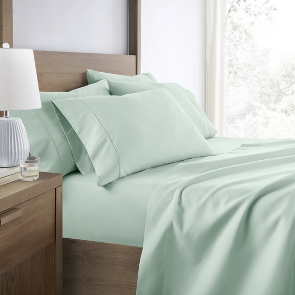 Comfort Canopy 4-Piece Sheet Set - Ultra Soft Deep Pocket (Extra Pillowcase!) Twin, Mint