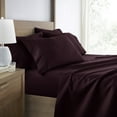 thumbnail image 1 of Breathable Cool Wrinkle Resistant Bed Sheets Set + 1 Bonus Pillowcase Purple for Twin Size Bedding by Comfort Canopy, 1 of 12