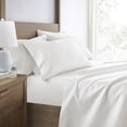 thumbnail image 1 of Breathable Cool Wrinkle Resistant Bed Sheets Set + 1 Bonus Pillowcase White for Twin Size Bedding by Comfort Canopy, 1 of 12