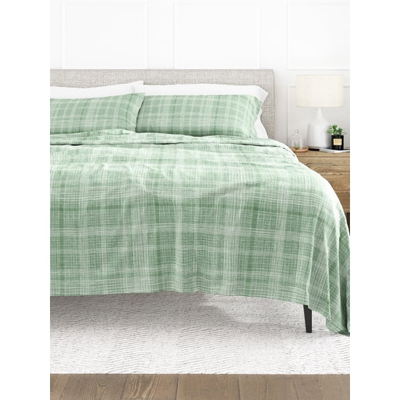 Comfort Canopy - Bed Sheets 4 Piece Forest Thatch Patterned Microfiber king size sheet sets