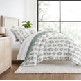 thumbnail image 1 of All Season Ultra Soft Comforter Set Lightweight Bedding in Folk Leaves for Full/Queen Size by Comfort Canopy, 1 of 13