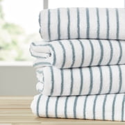 Comfort Canopy - Cabana Stripe Beach Pool Towels - Oversized 100% Ring Spun Cotton, Ultra Soft, Plush and Highly Absorbent, 35 x 65