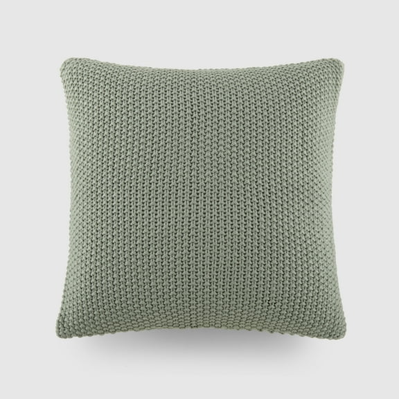 Textured Knit Throw Pillow by Comfort Canopy
