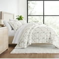 thumbnail image 1 of All Season Ultra Soft Comforter Set Lightweight Bedding in Foliage Stripe for King/Cal King by Comfort Canopy, 1 of 14