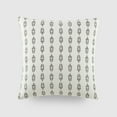 thumbnail image 1 of Cotton Slub Textured Throw Pillow in Folk Leaves Pattern by Comfort Canopy, 1 of 12