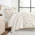 thumbnail image 1 of Duvet Cover Set - Ultra Soft & Breathable - Reversible Delicate Ivory Floral for King/Cal-King Bedding by Comfort Canopy, 1 of 18