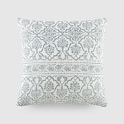 Cotton Decorative Throw Pillow in Antique Floral by Comfort Canopy