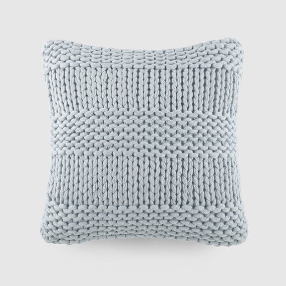 Chunky Knit Throw Pillow by Comfort Canopy