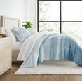 thumbnail image 1 of All Season Ultra Soft Comforter Set Lightweight Bedding in Coastal Ocean Waves Blue for Full/Queen Size by Comfort Canopy, 1 of 14
