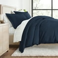 thumbnail image 1 of Comfort Canopy - Queen Bedding Bundle, Solid Duvet Cover Set, White Comforter and Patterned Sheet Set, 1 of 12