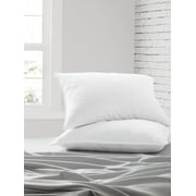 Comfort Canopy - Set of 2 Gel Fiber Pillows - 100% Cotton Covers for Luxury Feeling to Support All Sleep Styles