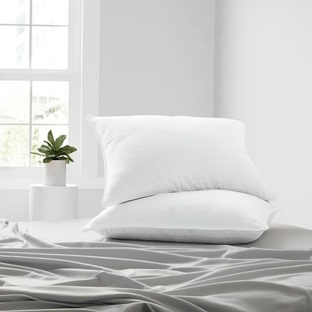 Cooling Gel Fiber Bed Pillow 2-Pack King Size For All Sleep Styles - Back, Side and Stomach Sleepers