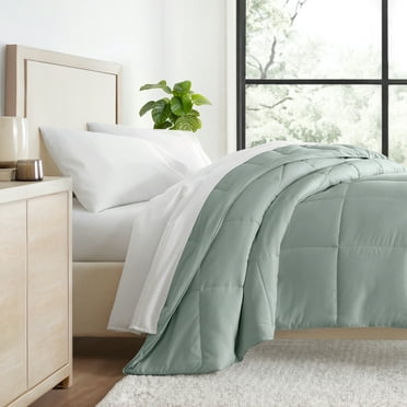 Comfort Canopy - Solid Eucalyptus Lightweight All Season Down-Alternative Comforter for Queen Size Beds
