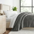thumbnail image 1 of Breathable Cool Comforter All Season Lightweight Down-Alternative Solid Gray for Full/Queen Size Bedding by Comfort Canopy, 1 of 9