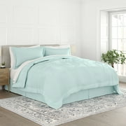 Comfort Canopy - Ultra Soft 8 Piece Comforter Bed in a Bag Adult Bed Set - Aqua Bedding Set for King, Queen, Full, & Twin Size Beds