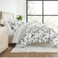 thumbnail image 1 of All Season Ultra Soft Comforter Set Lightweight Bedding in Vintage Magnolia Floral Stripe for Twin/Twin XL Size by Comfort Canopy, 1 of 14