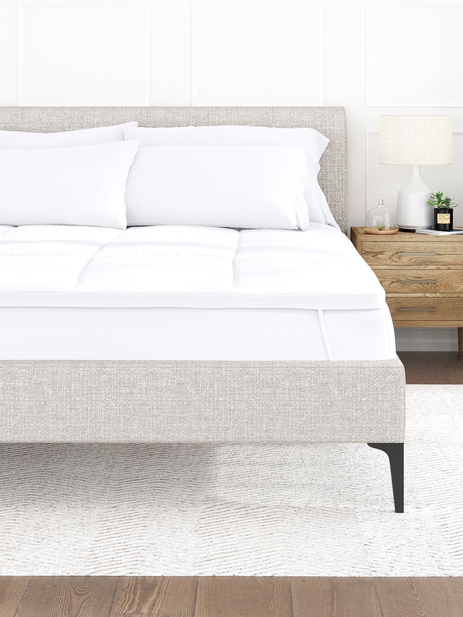 Comfort Canopy Ultra Plush Mattress Pad for Queen, King, Full Beds