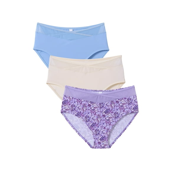 Comfort Choice Plus Size  3-Pack Microfiber Brief