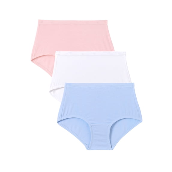 Comfort Choice Plus Size Cool Mesh Brief 3-Pack