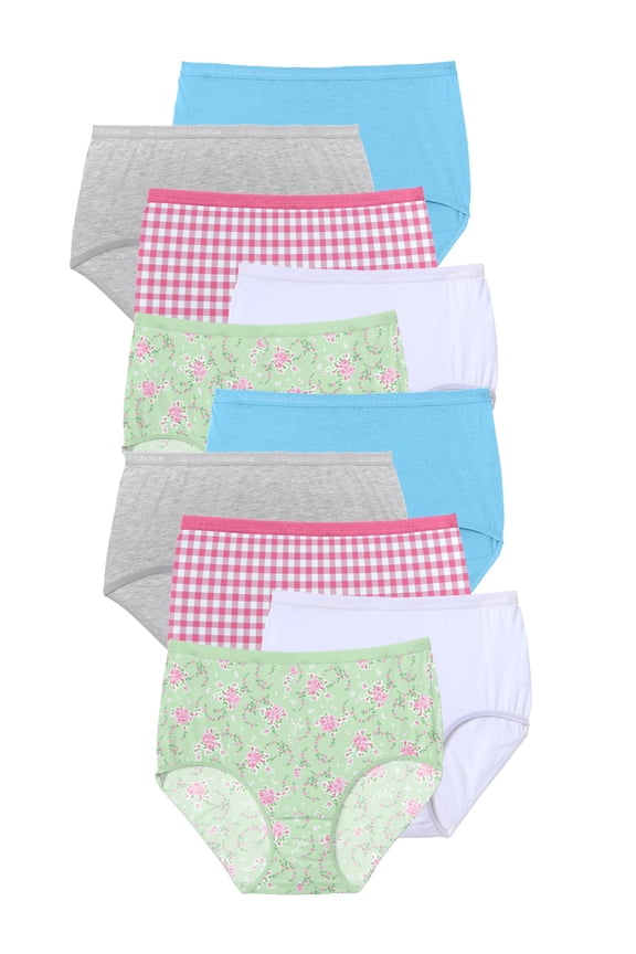 Plus Size Full Coverage Cotton Brief 10-Pack