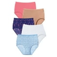 thumbnail image 1 of Comfort Choice Plus Size Full Coverage Cotton Brief 10-Pack, 1 of 6